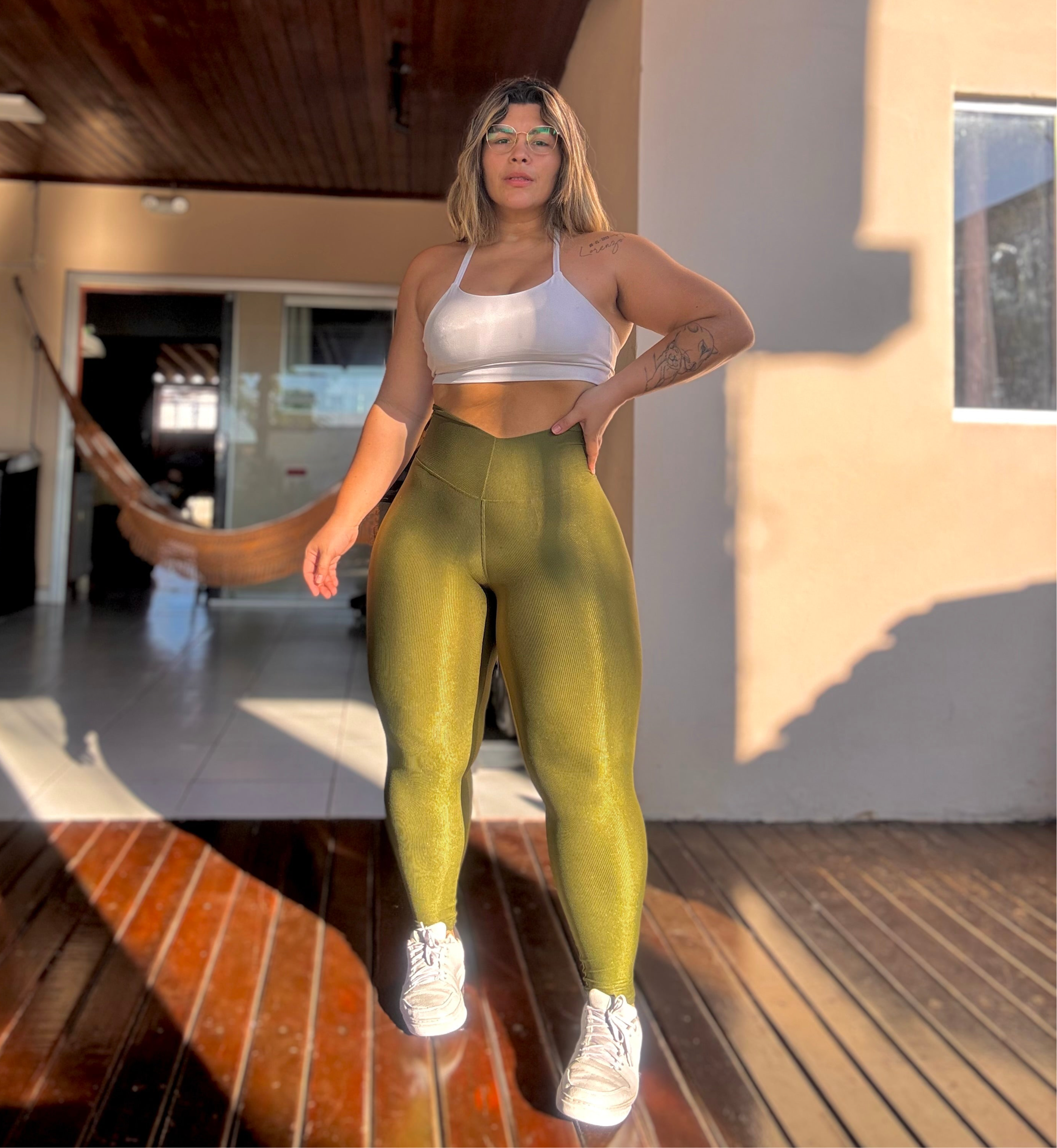 LEGGING AVELUDADA